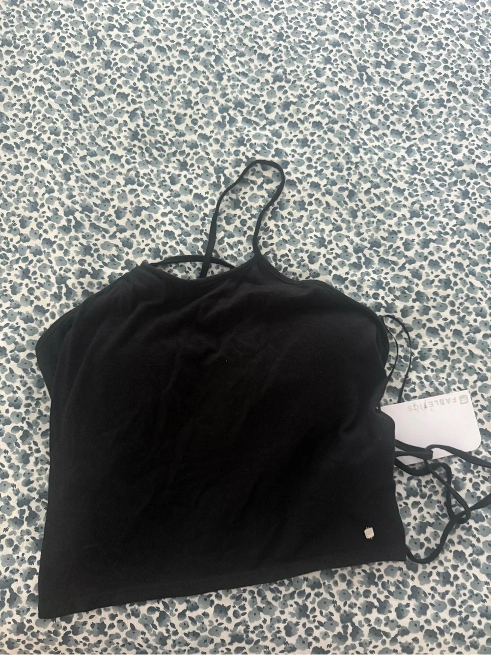 Free People Black Strappy Camisole Tank